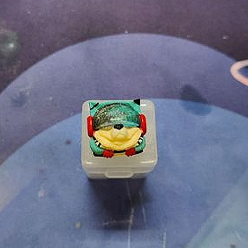 Resin 3D Keycaps - Space Dog