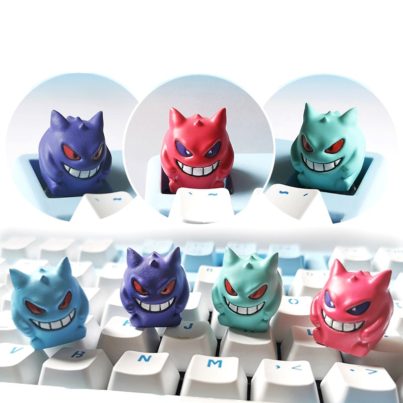 Resin 3D Keycaps - gengar festival