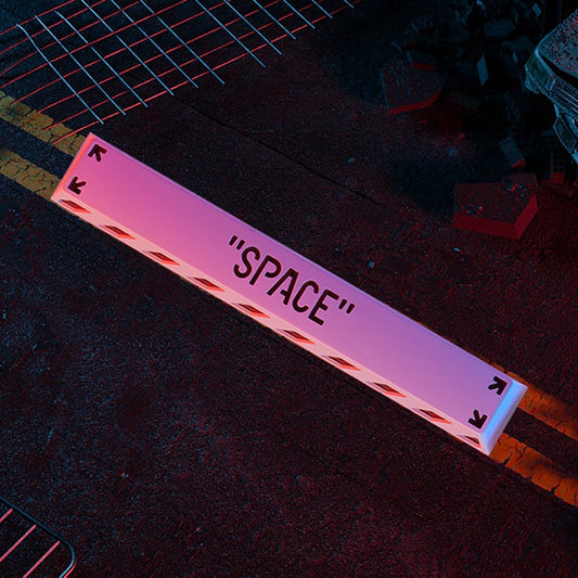 Metal spacebar - "SPACE"