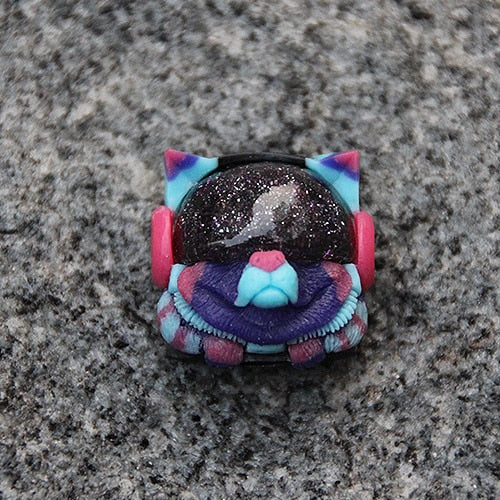 Resin 3D Keycaps - Space Dog