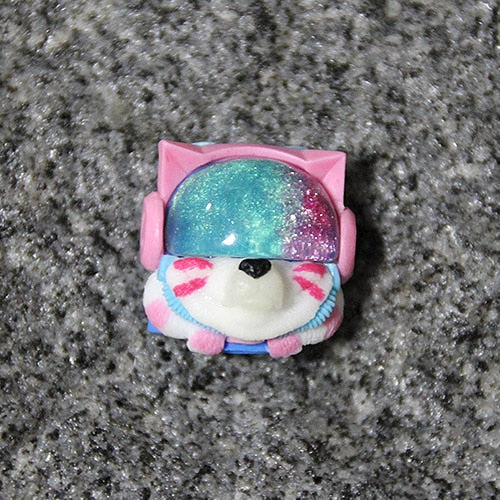 Resin 3D Keycaps - Space Dog