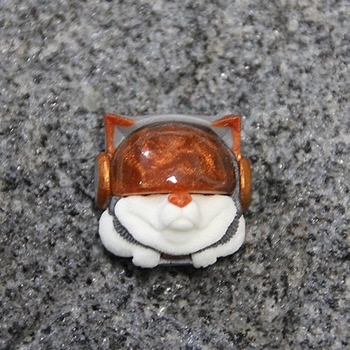 Resin 3D Keycaps - Space Dog