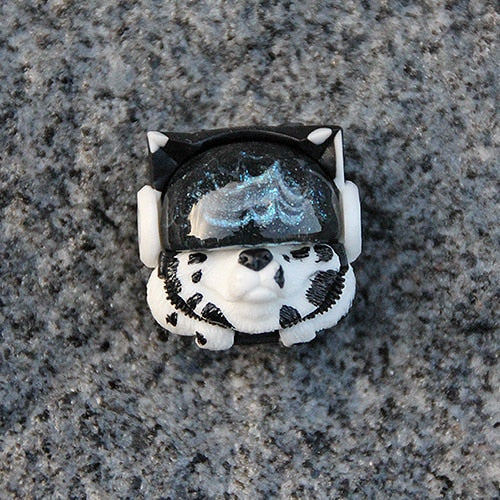 Resin 3D Keycaps - Space Dog