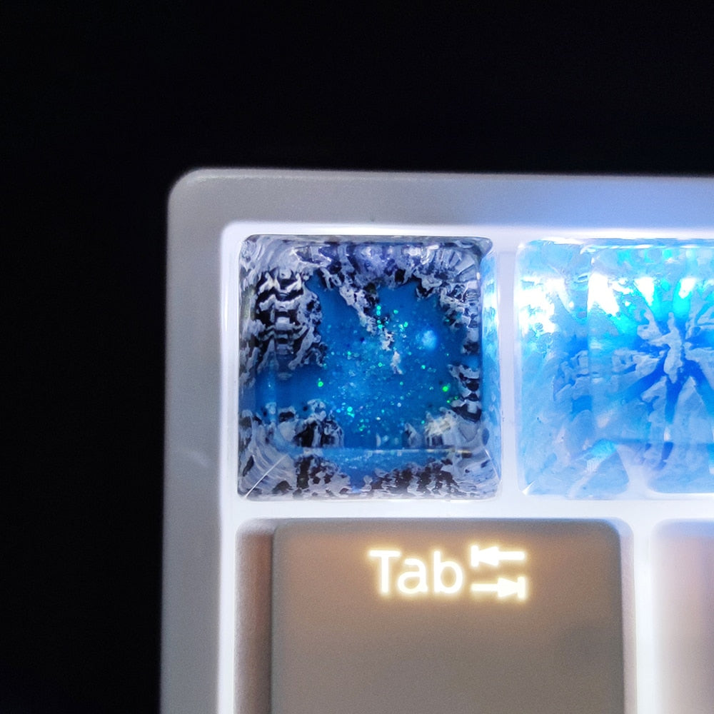 Resin keycaps - Fuji