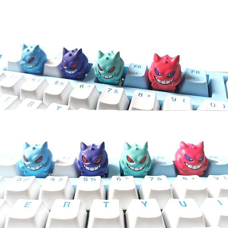 Resin 3D Keycaps - gengar festival