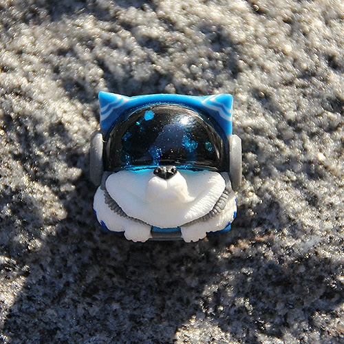 Resin 3D Keycaps - Space Dog