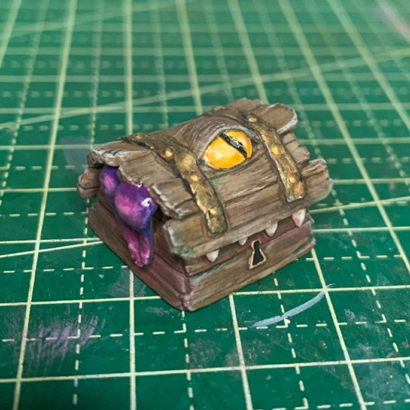 Resin 3D Keycap - Monster Treasure Chest