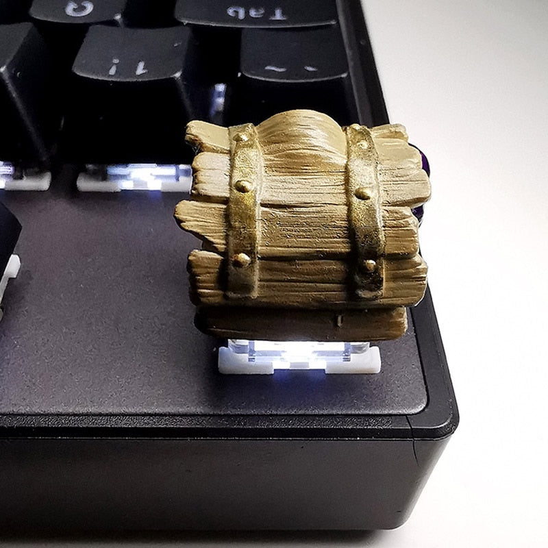 Resin 3D Keycap - Monster Treasure Chest