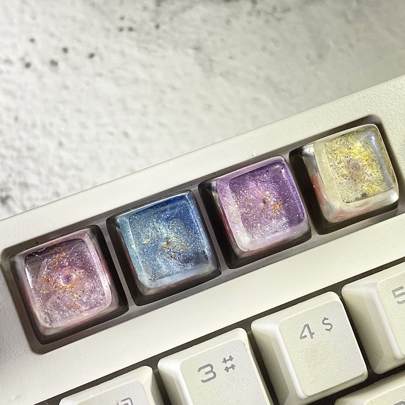 Resin Keycap - Starry Galaxy