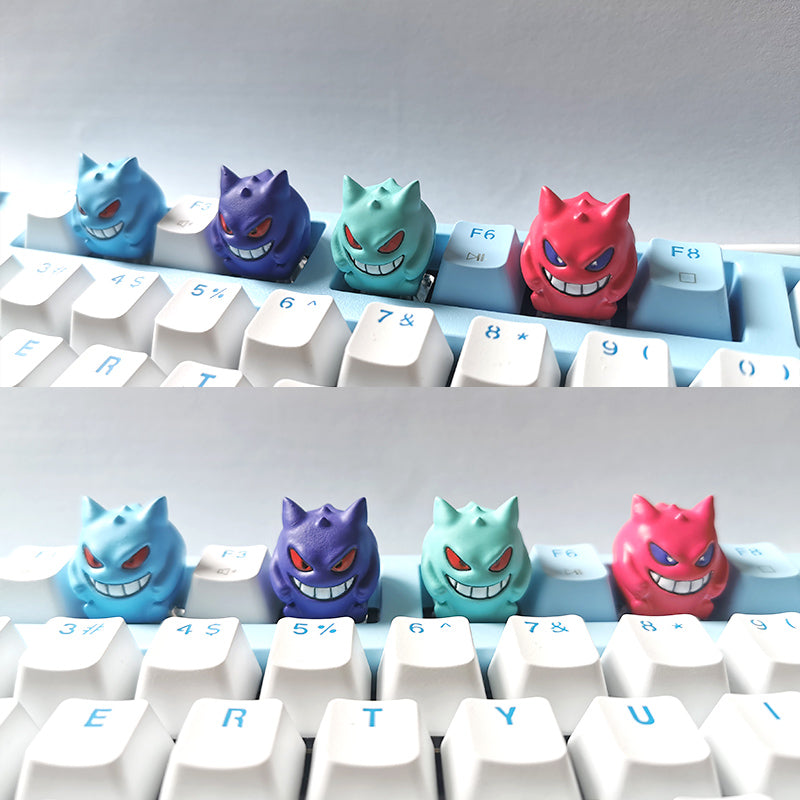 Resin 3D Keycaps - gengar festival