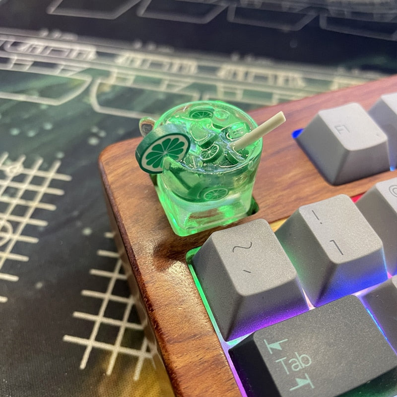 Resin 3D Keycap - Lemon Tea