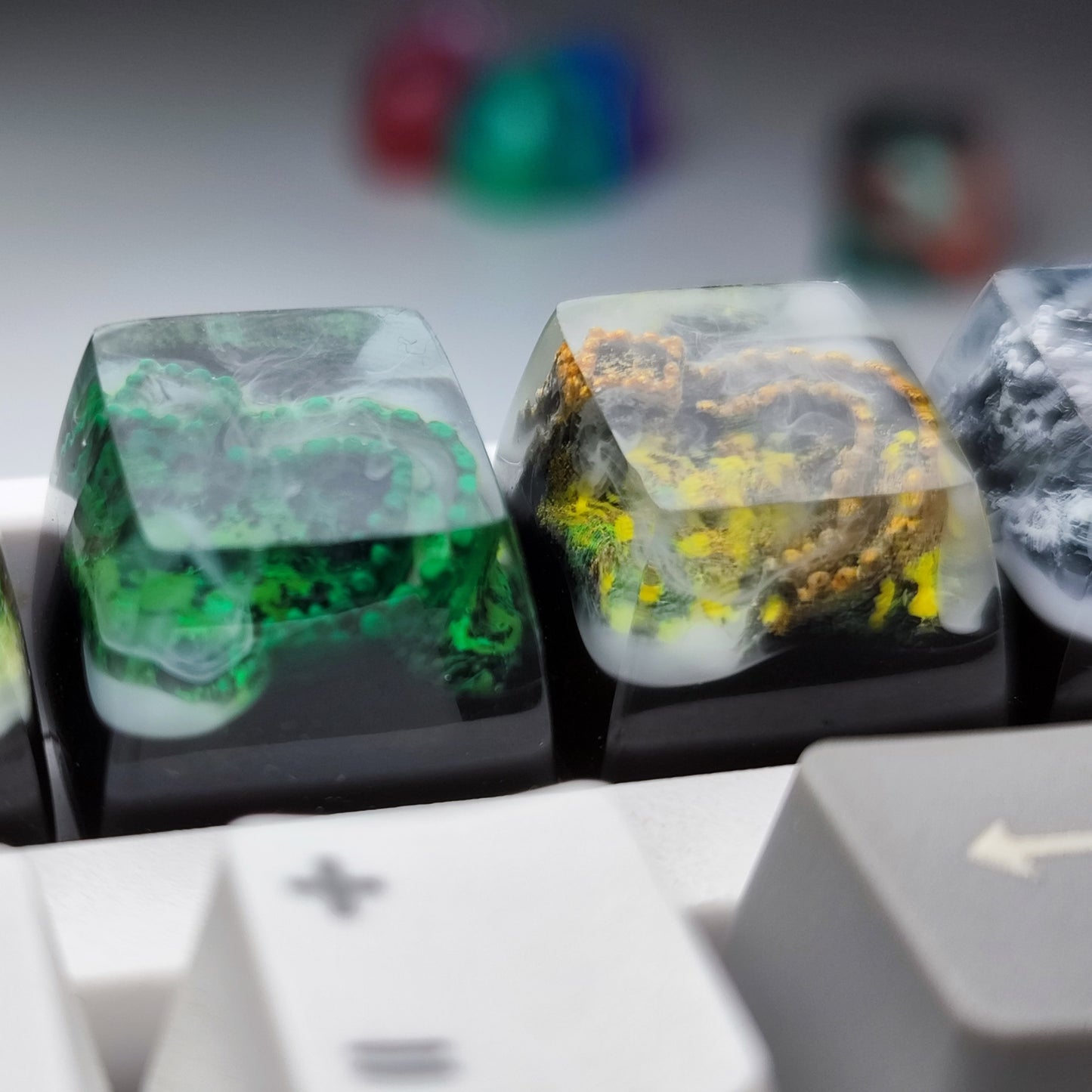 Resin Keycaps - fortress wall