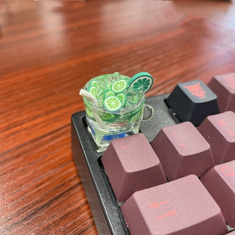 Resin 3D Keycap - Lemon Tea